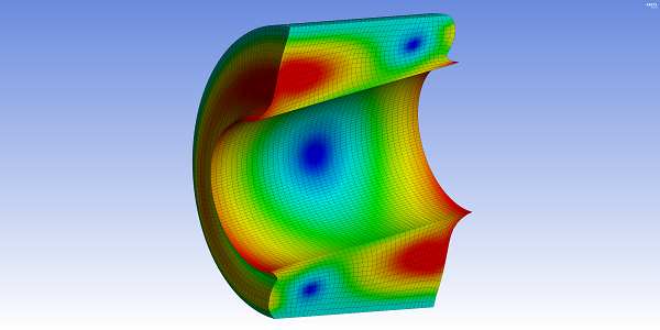 Displacement Field due to Angular Deformation